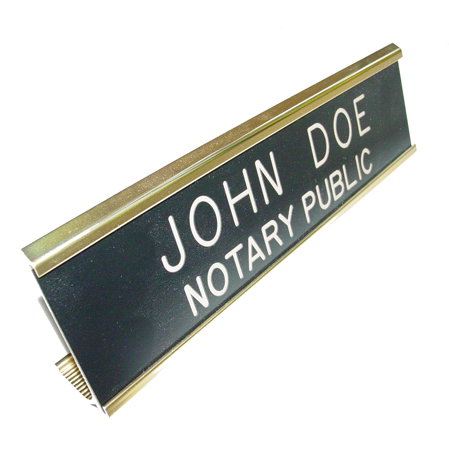 North Dakota Notary Desk Sign