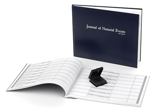 North Dakota Hard Cover Notary Journal - 488 Entries